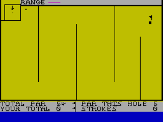 Crazy Golf screenshot 3 for ZX Spectrum
